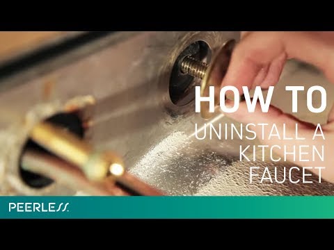 How to Uninstall a Kitchen Faucet