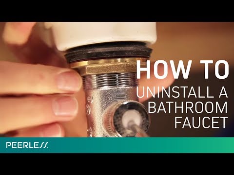 How to Uninstall a Bathroom Faucet