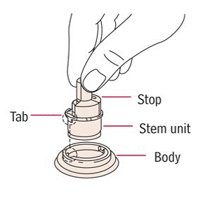 Lever handle stem position
